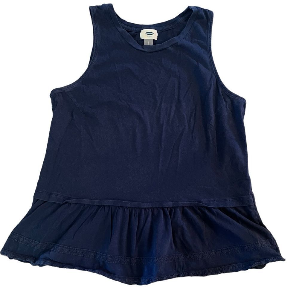 Ladies old navy dark blue tank